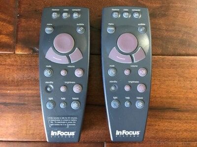 Genuine InFocus Systems 590-0198-01 Projector Remote Control 