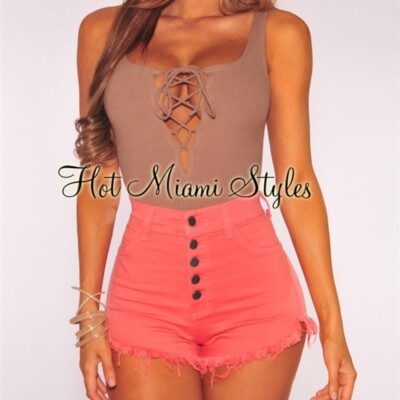 Miami Styles Empire Waist Cover Up Élysée High-Neck Lace Corset