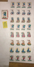 Vintage 1960s Snap Card Game Miniature Complete Mary Little Lamb Hong Kong