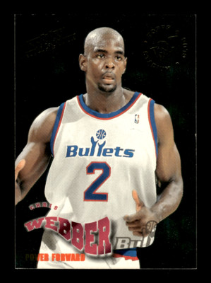 1994-95 Stadium Club Super Skills # 19 Chris Webber Card B63) Washington Bullets