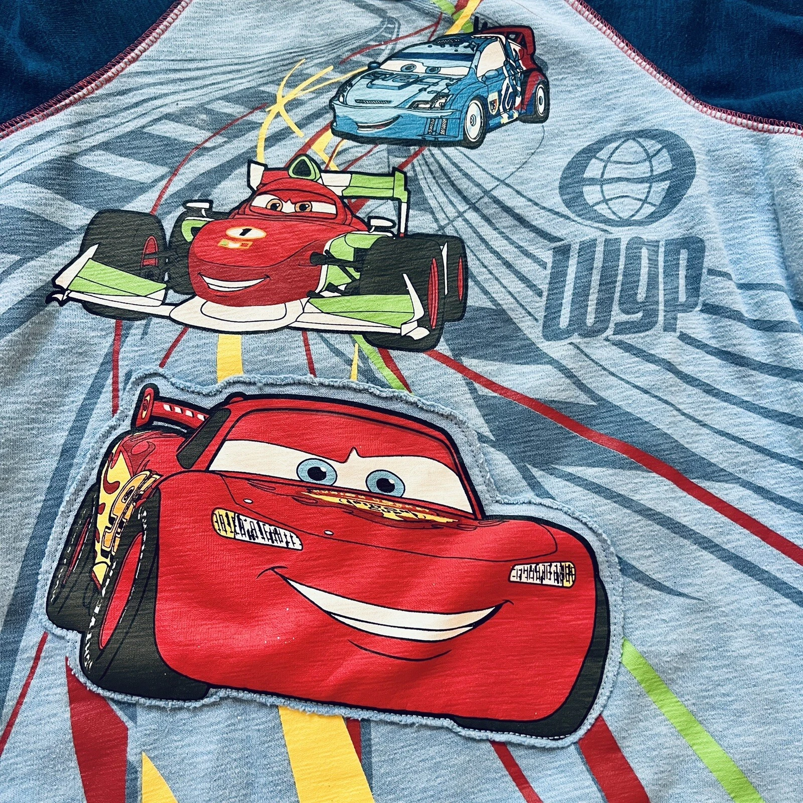 ALEXANDER MCQUEEN Felpa auto da corsa Disney Store Cars Saetta McQueen taglia 9 10 Francesco