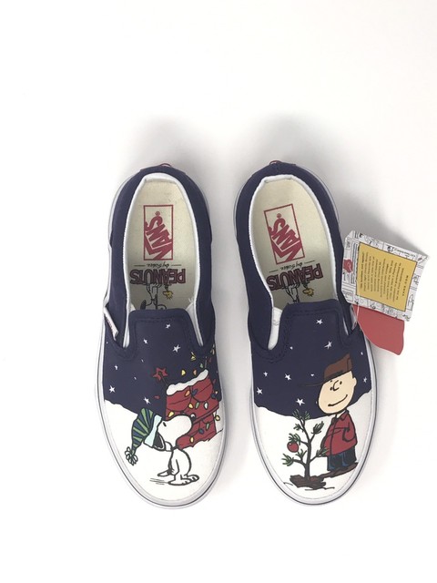 charlie brown slip on vans