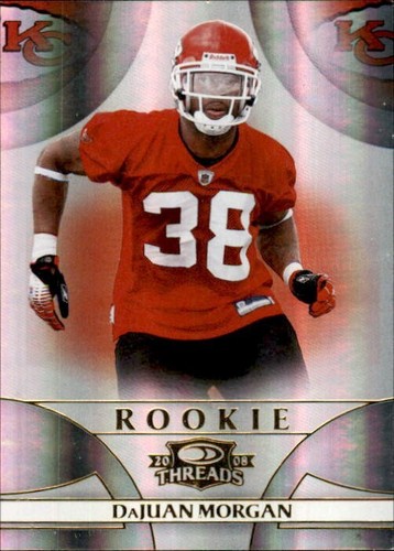 DaJuan Morgan 2008 Donruss Threads Rookie #171 /999 Kansas City Chiefs Football - Picture 1 of 2