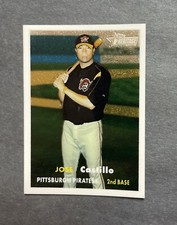 2006 TOPPS HERITAGE CHROME BASEBALL #58 JOSE CASTILLO  1957 PITTSBURGH PIRATES