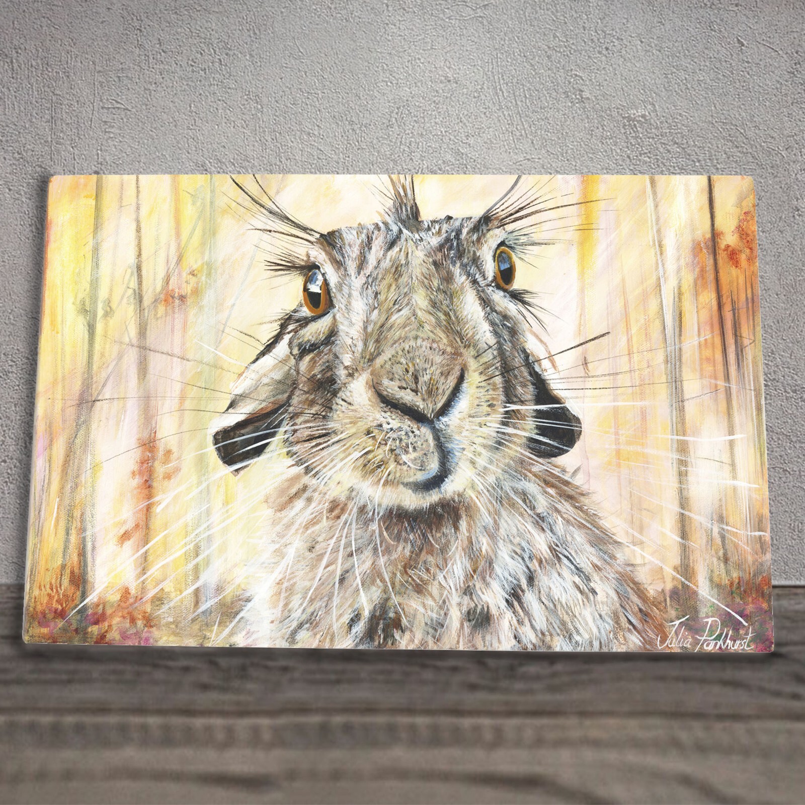 Harold Hare Ceramic Tile Picture Plaque Sign By Pankhurst Gallery 20x30cm