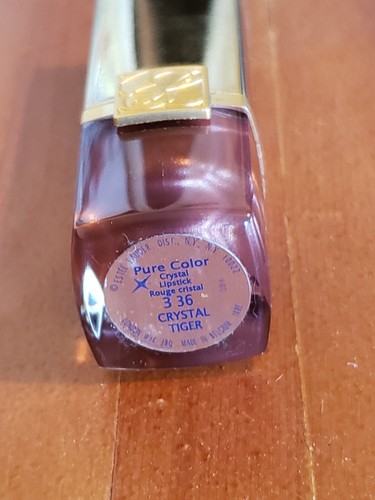 Estee Lauder Pure Color Crystal Lipstick CRYSTAL TIGER 336 NIB RARE Hard to Find - Picture 4 of 4