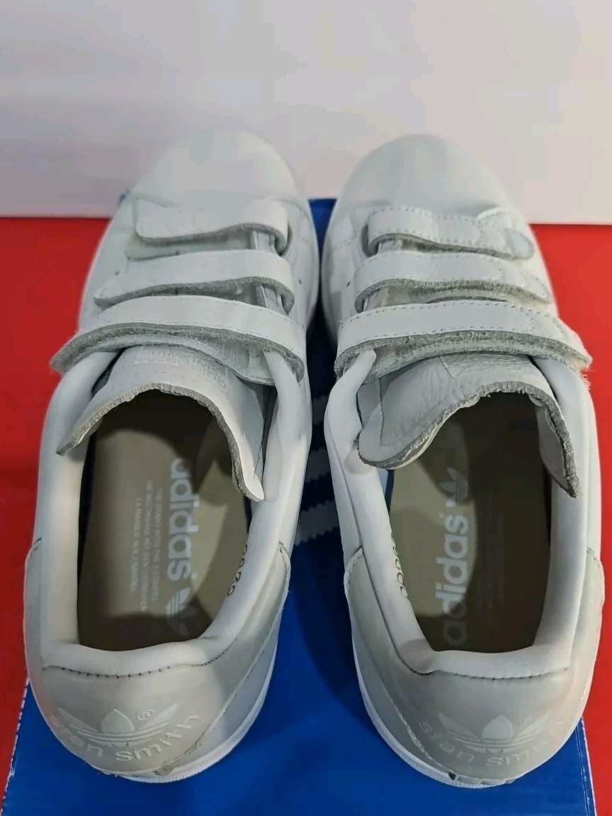 新品/ADIDAS/STAN SMITH CF/スタンスミス/ベルクロ/白ゴールド 新品/ADIDAS/STAN SMITH CF/スタンスミス/ベルクロ/白ゴールド