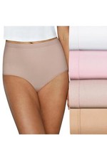 Hanes Ultimate Women's Pure Comfort Bikini Panties Basic - Set of 4