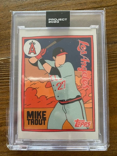 Topps Project 2020 #63 2011 Update Mike Trout x Fucci angels
