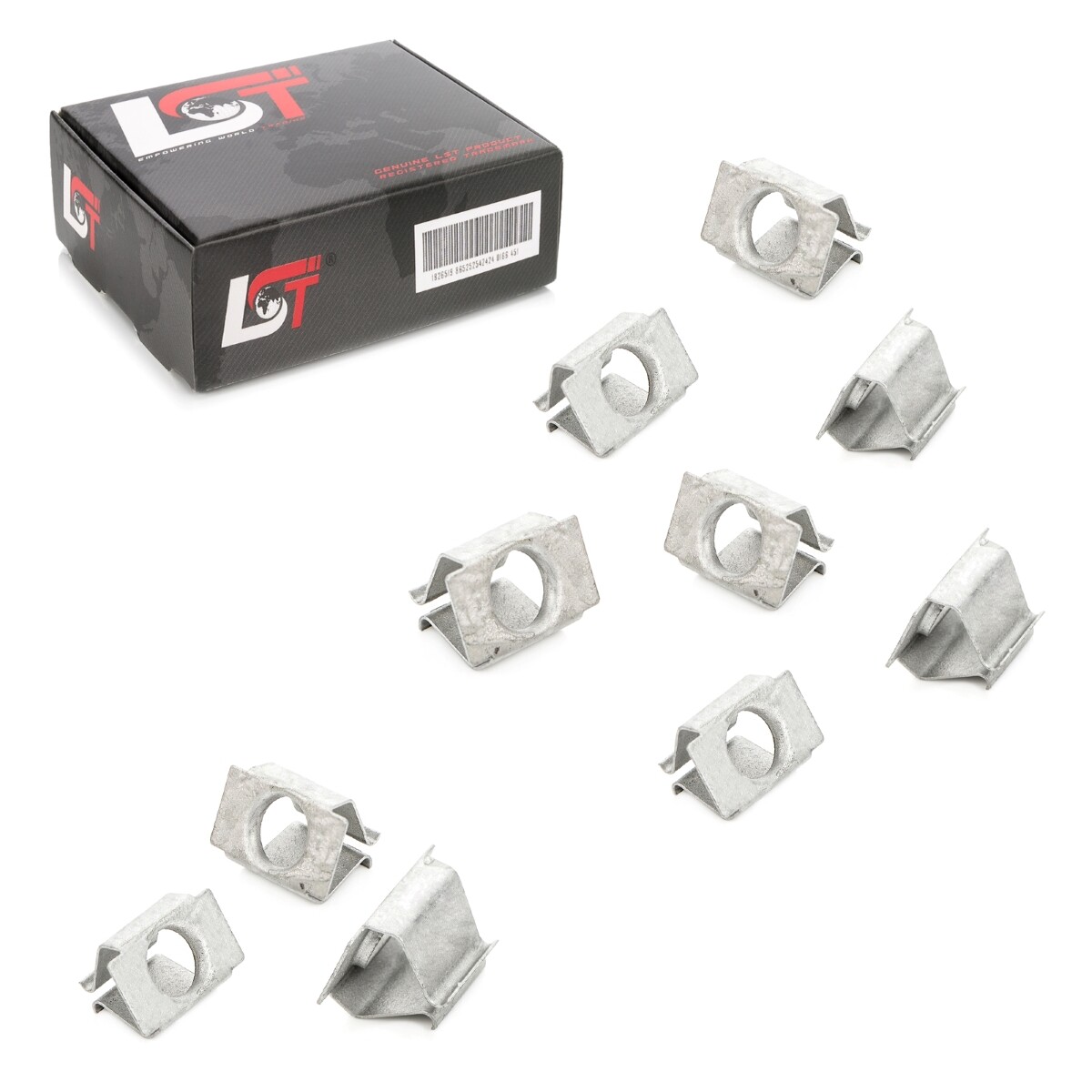 10x Bumper Cover Fastening Clips Metal Clips for Audi Q7 4L 09-