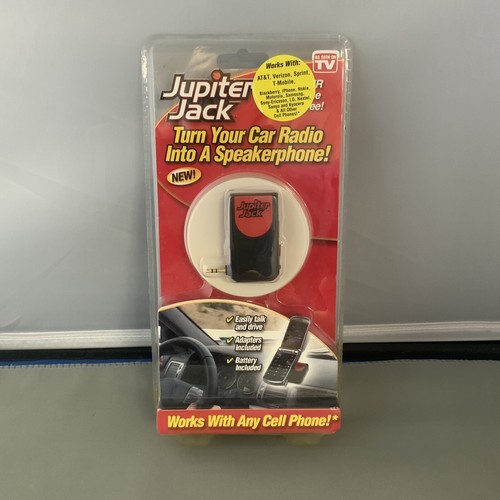 AS SEEN ON TV Jupiter Jack Make Your Cell Phone Hands Free Adapters Included NIP - 第 6/6 張圖片