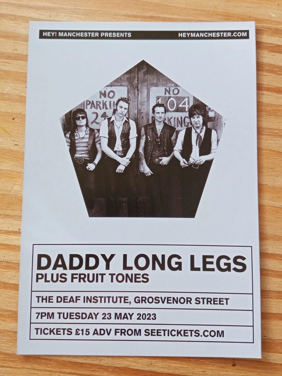 Daddy Long Legs FLYER May 2023 Deaf Institut Manchester Postcard