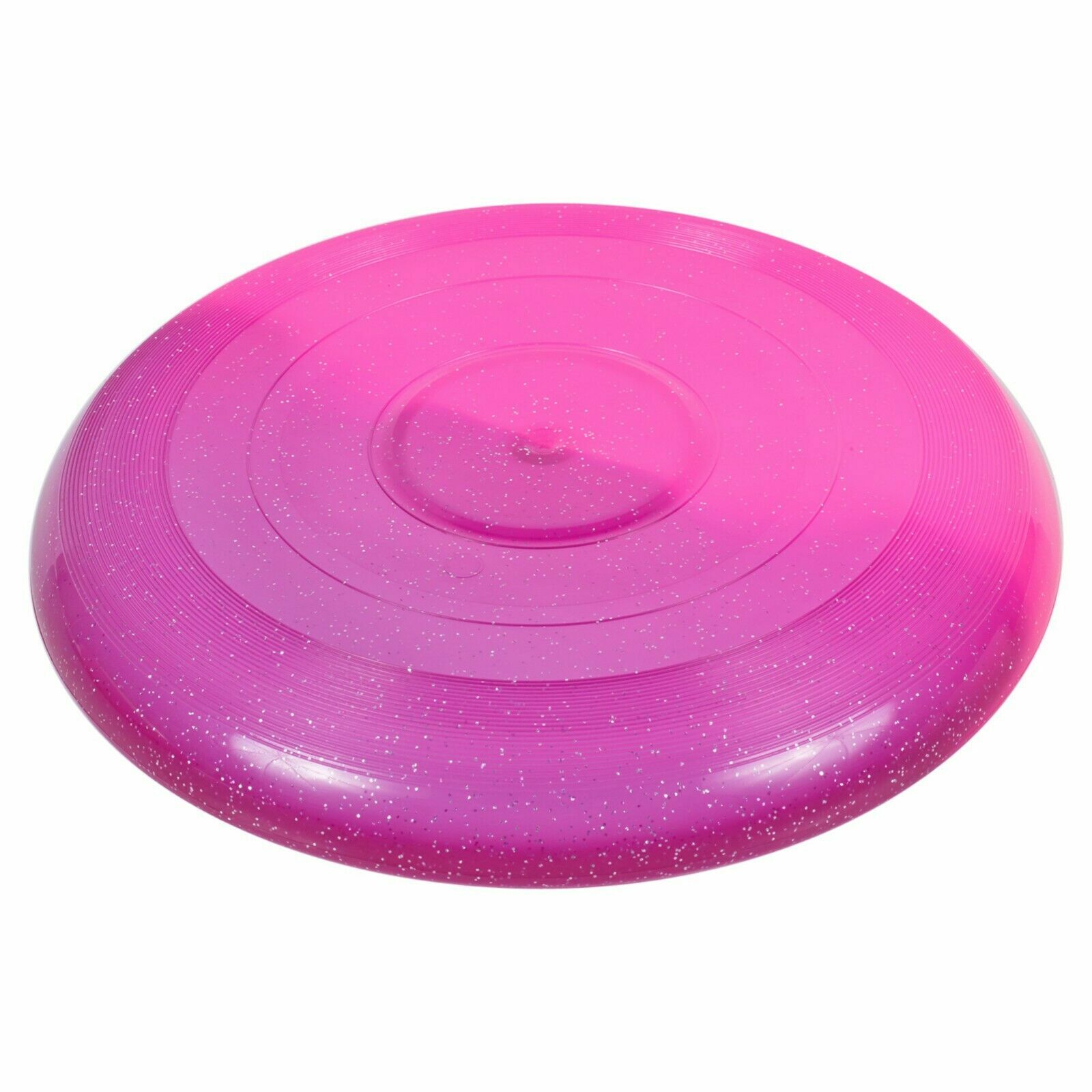 Kids Glitter Flying Disk Frisbee Garden Toy Outdoor Summer Beach Game
