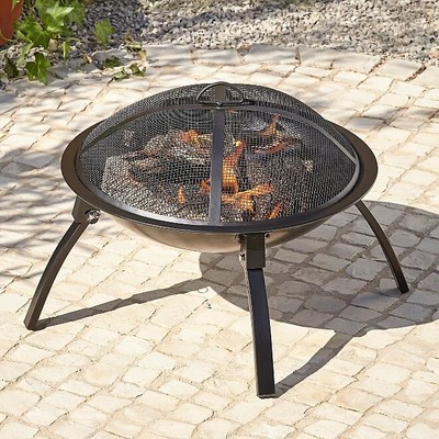 HOLZOFEN, Expert Grill 56CM Feuerschale klappbares Bein