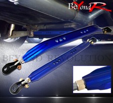 93-97 Ford Probe Mazda Mx-6 Front Rear Lower Strut Tie Bar Brace Aluminum Blue