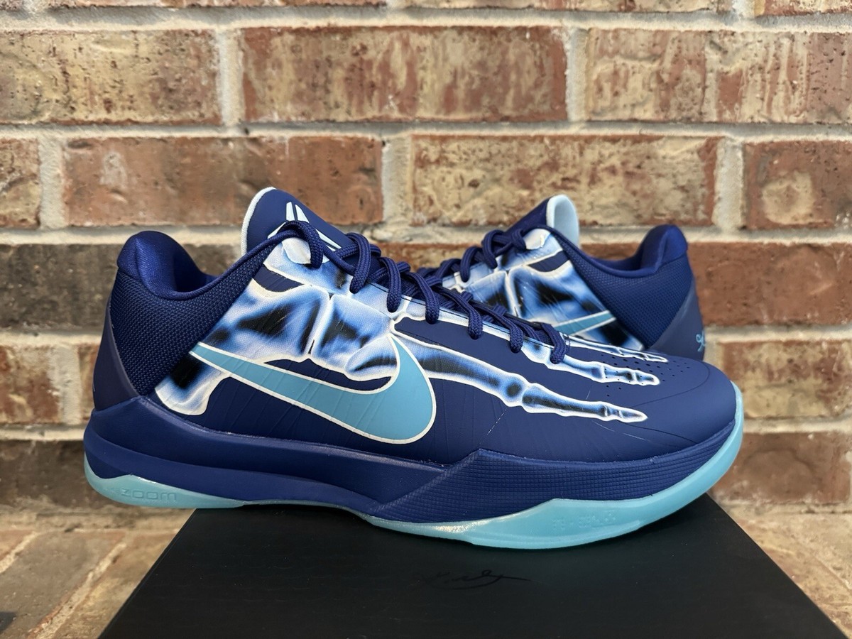 NIKE KOBE 5プロトロ New 12 Nike Kobe 5 Protro X-Ray Skeleton Basketball Shoes Blue