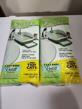 2 Purina Tidy Cats Breeze Cat Pads Refill Clean  Easy for Breeze Litter System