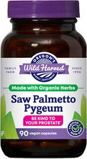 Organic Saw Palmetto Pygeum Herbal Supplement in Vegan Capsules