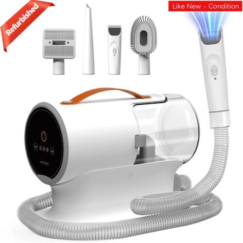 5in1 PG100 Pet Hair Grooming Vacuum & Electric Clipper Kit For Pet Dog Cat Hair
