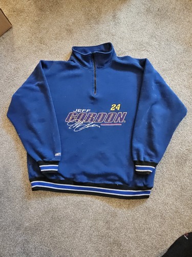 Suéter para hombre Chase Authentics #24 Jeff Gordon 1/4 con cremallera L