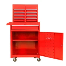 5 Drawer Rolling Tool Chest with Wheels, Tool Storage Cabinet & Tool Box Cart