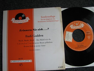 Rudi Godden-Erinnern Sie sich...? 7 PS-1961 Germany-Polydor-E 76 529--MINT(-)