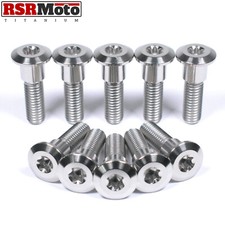 Triumph Trident Daytona 600 650 660 Titanium Front Brake Disc Bolts, Torx, 2021+