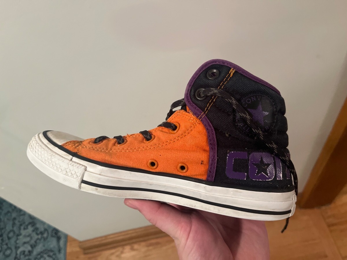 Converse Chucks Hi Top Black Purple Orange Space Jam x Converse Chuck 70 Hi Preschool PS – Oneness Boutique main image 3