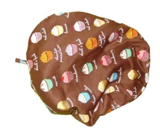 Landau Surgical Scrub Food Service Hair Net Hat Unisex New Cupcake One Size