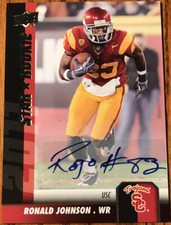 2011 Upper Deck Rookie Autographs Ronald Johnson #51 USC Trojans