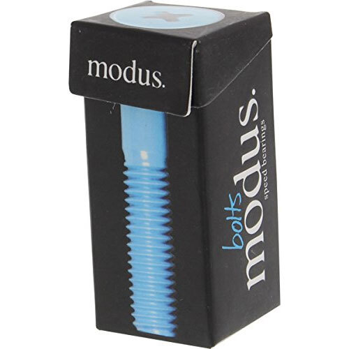 Modus Skateboard Hardware 1 1/2" Phillips Black/Blue with Mounting Nuts - Picture 2 of 2