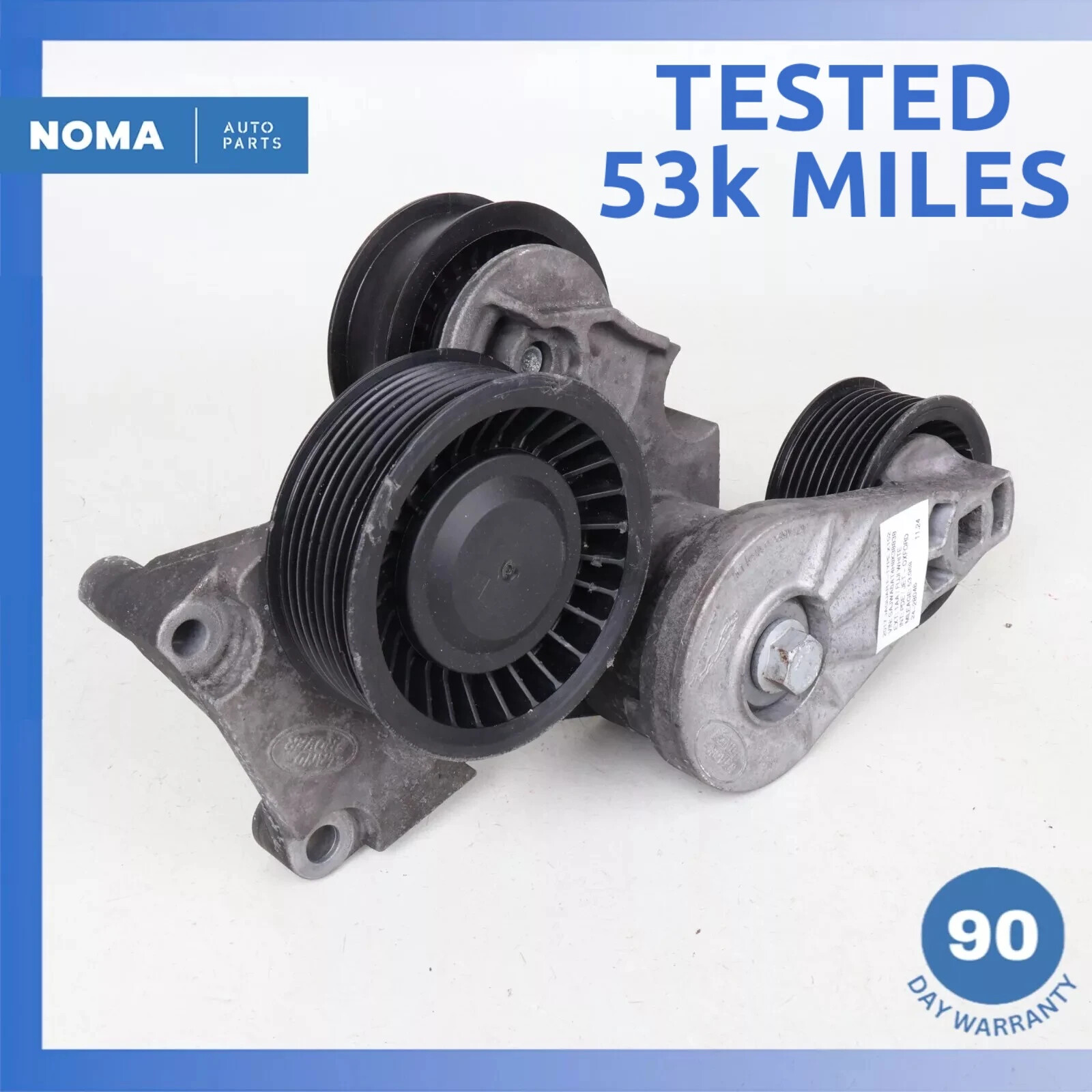 10-23 Jaguar X152 F-Type S/C Engine Motor Drive Belt Tensioner Idler Pulley OEM