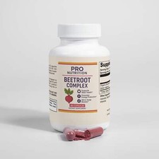 Pro Nutrition Beetroot Complex 60 Capsules Dietary Supplement