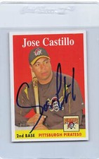 2007 Topps Heritage #238 Jose Castillo Pirates Signed Auto *H3286