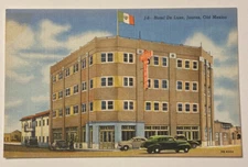 Vintage Postcard, Hotel De Luxe, Juarez, Old Mexico
