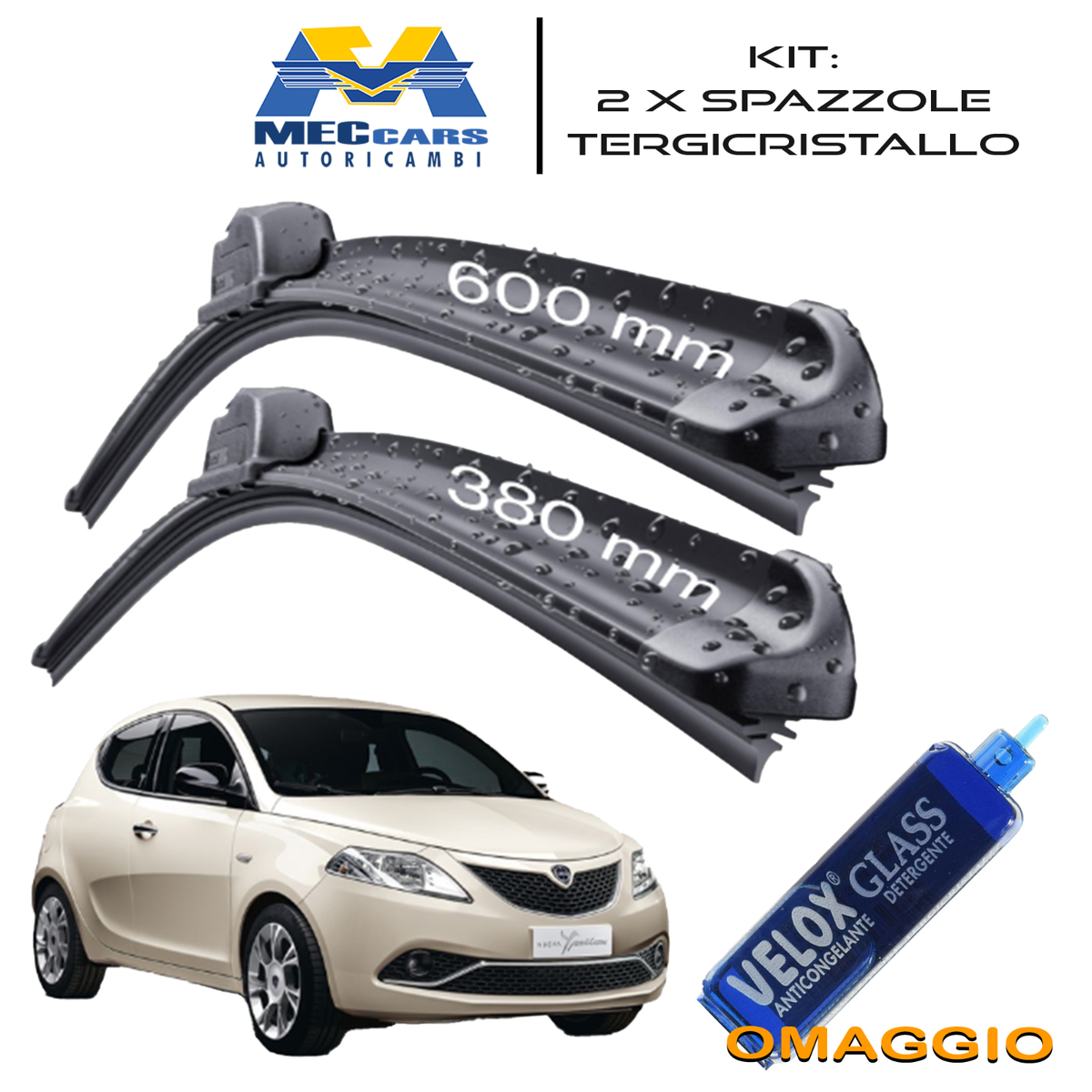 Kit Tergicristallo Elettrico UTV/ATV 12V - Motore + Braccio + Pompa Acqua Completo