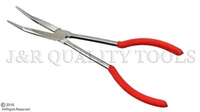  11" Long (45 degree) Needle Nose Pliers Extra long Reach and Polished Finish