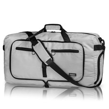 Fmeida 65L Duffle Bag with Shoes Compartment, Foldable Travel Duffel Bags for...