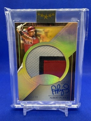 2025 Topps Five Star Prime Jumbo Gold Auto Albert Pujols 5/10 Cardinals•Angels