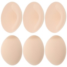 3 Pairs Removable Padded Bra Inserts Round Breast Push up Filler