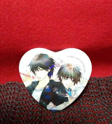 World's Best First Love Masamune Takano Ritsu Onodera Heart Can Badge