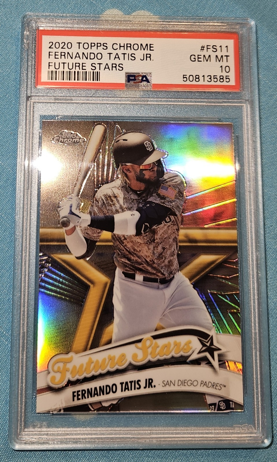2020 Topps Chrome ~  Fernando Tatis Jr. ~ Future Stars ~ PSA 10 GEM MINT