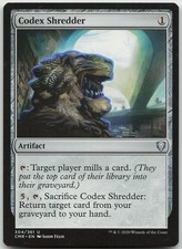 Codex Shredder 304 Uncommon Commander Legends NM MTG