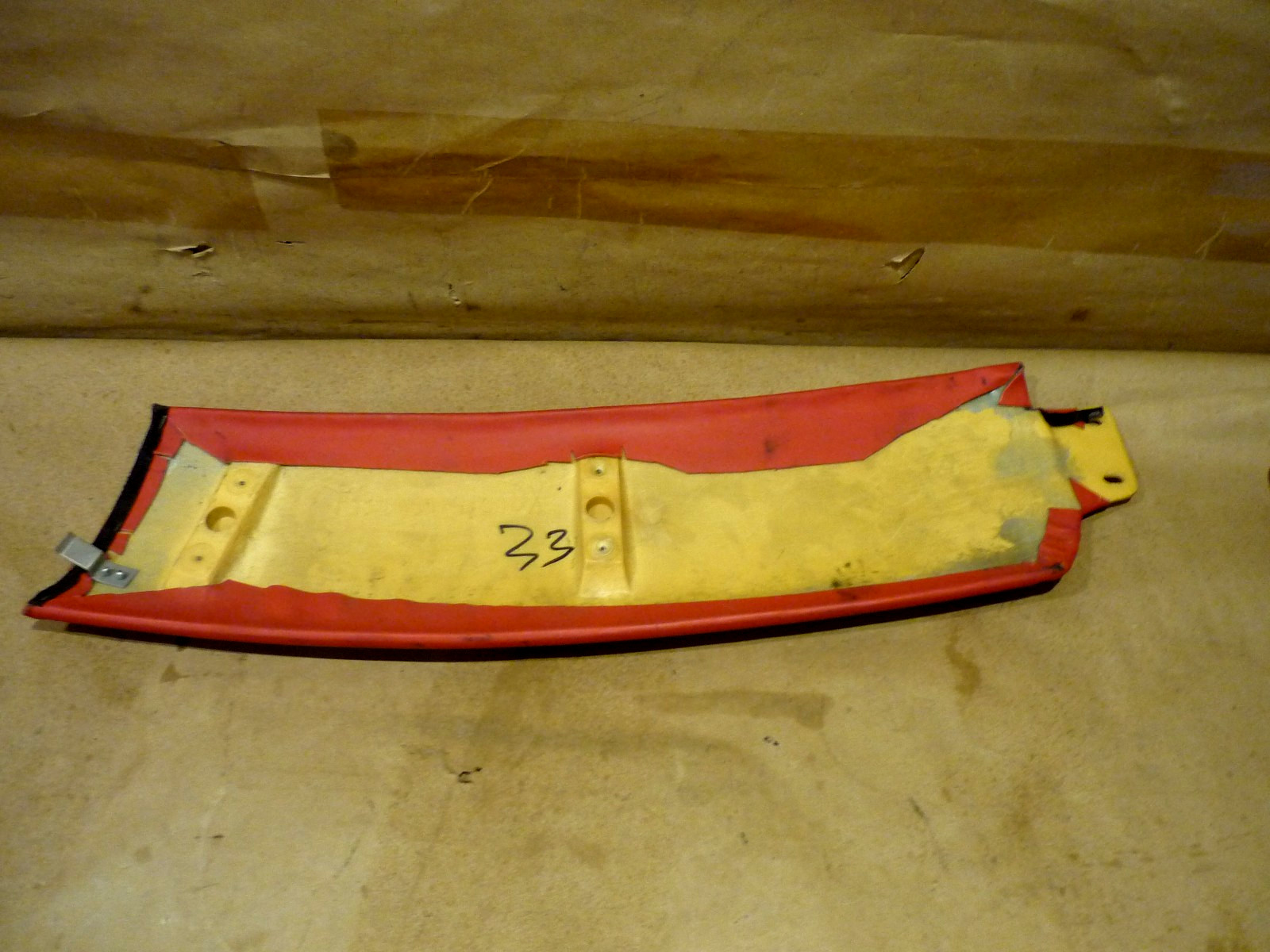 Ferrari 360  - RH Side Rail Cover Trim ( Red) -  P/N 65868301