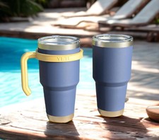Handle for 20, 30 OZ Tumbler,Yeti Rambler anti Slip Travel Mug Grip Cup Hold