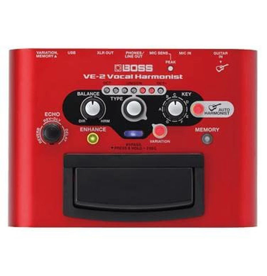 Pedal de eco vocal BOSS VE-2 para guitarristas cantores | Harmonias vocais em tempo real... - Imagem 4 de 4