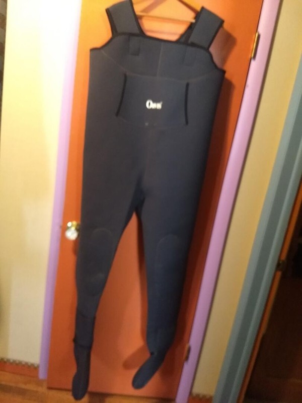 Orvis Waders Mens LK (L) Stockingfoot Neoprene Fishing Coveralls Full