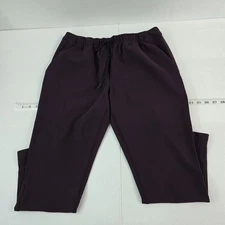 Lululemon Women’s Size 8 Stretch Jogger Pants Plum Drawstring Waist Nylon (6168)