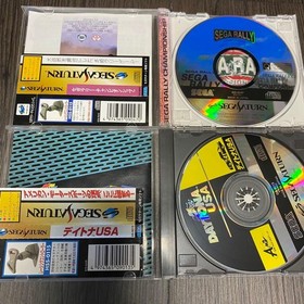Free Shipping With Obi Daytona USA Sega Rally Championship Sega Saturn