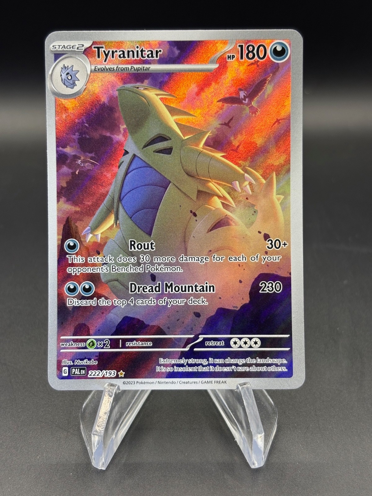 Tyranitar 222/193 Sv02: Paldea Evolved Holo